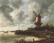 Jacob van Ruisdael The Windmill at Wijk Bij Duurstede (mk08) USA oil painting reproduction